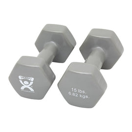 Dumbell Weight Color Neoprene Coated 15 Lb.