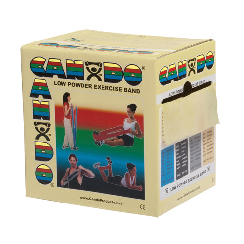 Cando Exercise Band Tan Xx-light 50-yard Dispenser Box.