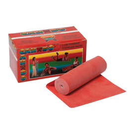 Cando Exercise Band Red Light  6-yard Roll.