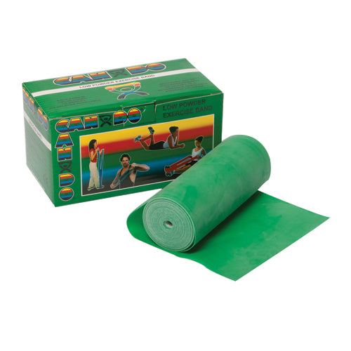 Cando Exercise Band Green Medium  6-yard Roll.