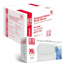 Synguard Nitrile Exam Gloves 10 Bxs/case  X-large.