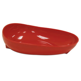 Scooper Dish Redware W/non-skid Base.