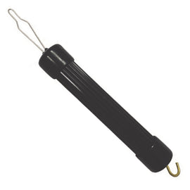 Button Hook / Zipper Aid Polyurethane Handle  Black.