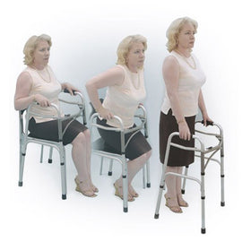 Easy-release 2 Button Folding Walker Adult.