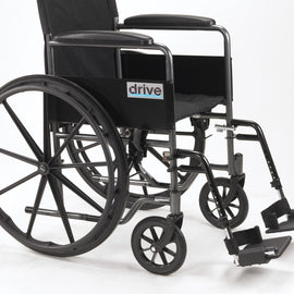 Wheelchair 18   W/fixed Full Arms & Swingaway Det Footrests.