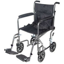 Wheelchair Transport 17  Silver Vein Finish.