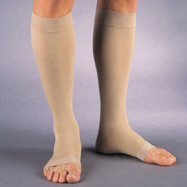 Jobst Relief 20-30 Knee-hi Open-toe X-large Beige (pair).