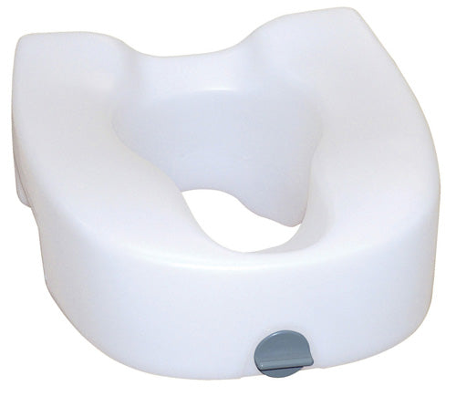 Raised Toilet Seat W/lock W/o Arms.