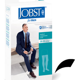 Jobst For Men 20-30 Thigh-hi Large Black.