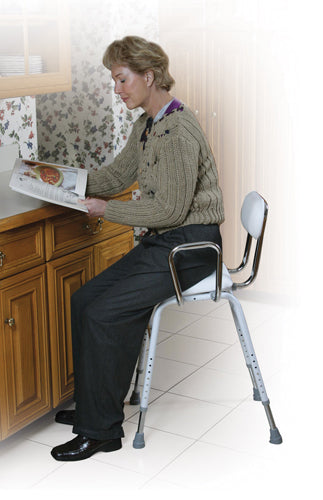 Kitchen (all-purpose) Stool W/adjustable Arms.