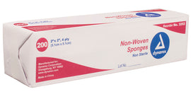 Non-woven Gauze Sponge 2 X2  4 Ply Bx/200 Non-sterile.