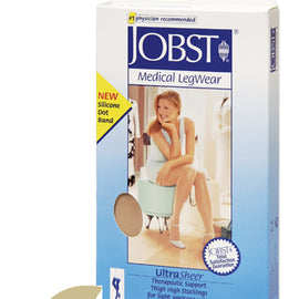 Jobst Ultrasheer 15-20 Thigh W/dot  Natural Large.