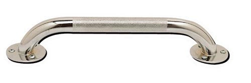 Grab Bar- Knurled Chrome 12in.