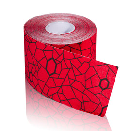 Theraband Kinesiology Tape Std Roll 2 X16.4' Hot Red/black.