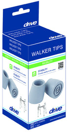 Univ Tips  Grey 1  Shaft - Pr. For Crutch  Walkers  Commodes.