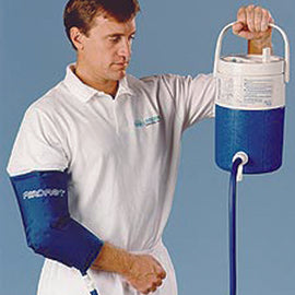 Aircast Cryo System Elbow & Cooler.