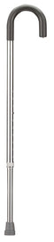 Aluminum Cane Silver Standard Handle Adjustable.