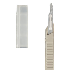 Scalpel #15 Disposable Generic Bx/10  W/safety Guard.