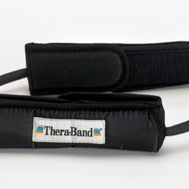 Theraband Prof Resist Tubing Loop W/padded Cuffs Black.