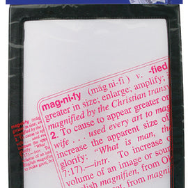 Magnifier Full Page Reading Fresnel 7 X10  W/border.