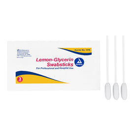 Lemon-glycerin Swabsticks- 3 Packet 25-pks/3.