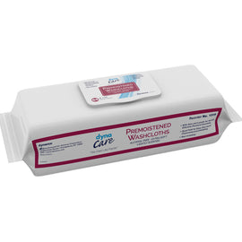 Washcloths - Premoistened & Disposable  Refill Pk/64.