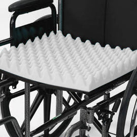 Wheelchair Cushion White Convoluted 16 X18 X3.