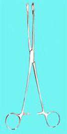 Sponge Forceps Straight Serrated 9 1/2.