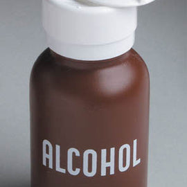 Liquid Push Down Alcohol Dispenser- Labeled.