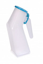 Urinal Male Translucent Reusable Autoclavable Blue Cap.