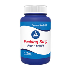 Packing Strips Plain Gauze 1 X5 Yds  (1 Strip/bottle).