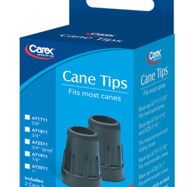 Cane Tips  7/8  Case Of 6 Pair.