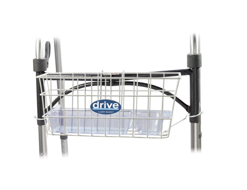 Snap-on Walker Basket For Folding Walkers.