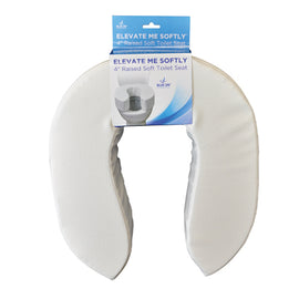 Elevate Me Softly Blue Jay 4  Raised Soft Toilet Seat.