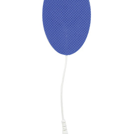 Reusable Electrodes  Pack/4 1.5 X2.5  Oval  Blue Jay Brand.