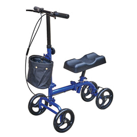 Keep Me Moving Steerable Folding Knee Scooter - Bluejay.