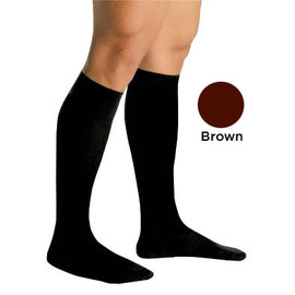 Men's Firm Support Socks 20-30mmhg  Brown  Large.