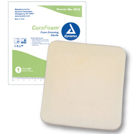 Curafoam Foam Dressing 4  X 4.25   Box 10.