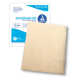 Dynaginate Ag Silver Calcium Alginate Dressing 4 X5  Bx/10.