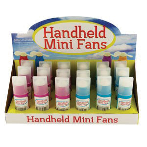 Handheld Mini Fans Countertop Display  Pk/18.