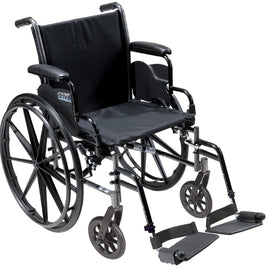 K3 Wheelchair Ltwt 18  W/dda & S/a Footrests  Cruiser Iii.