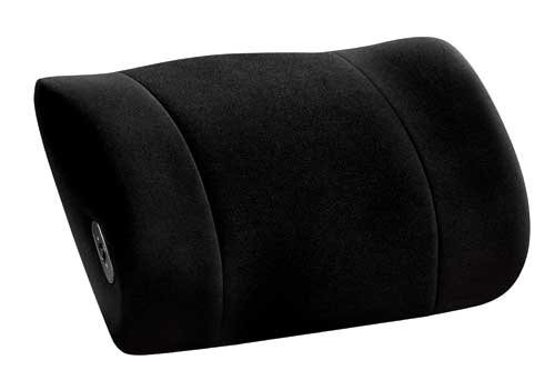 Lumbar Support With Massage Obusforme  Black(side To Side).