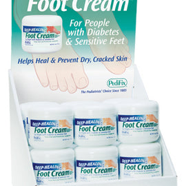 Deep-healing Foot Cream Display.