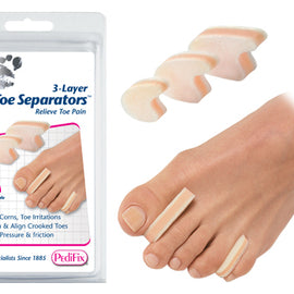 3-layer Toe Separators Small  Pk/6.