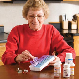 Pill Organizer Twice-a-day Weekly.