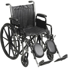 Wheelchair 16  Dual Axle Detachable Full Arms  Elr's.