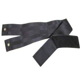 Velcro Type Closure Seat Belt 48   Black.